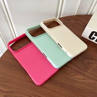 Coque de protection minimaliste anti-chute pleine couverture couleur unie pour iPhone 18 Pro Max, compatible également avec iPhone 17, 16, 15, 14, 13