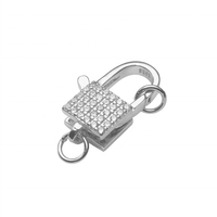 En gros Fermoirs à ressort en argent sterling 925, fermoirs magnétiques pour bijoux, fermoirs pour sacs à main, fermoirs pour colliers de perles, fermoirs pour bracelets, fermoirs mousquetons plaqués or