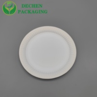 Direct van de fabrikant: 6, 7 en 9 inch papieren borden, wegwerpbaar, voor verjaardagstaart, fruit, barbecue, bulkverpakking
