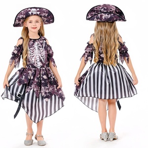 Costume da Pirata dei Caraibi per Bambini, Travestimento per Halloween, Gioco di Ruolo, Spettacolo di Fantasia - Product Image 2