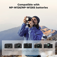 Pengisi Daya Baterai Kamera K&F Concept Dual Slot Type-C Quick Charger NP-W126 untuk Fujifilm X100vi, X100V, XM5, XE5, XT30II, XT30