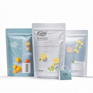 Bolsa con Cierre Zip Personalizada, Impresa en Grabado, de Mylar Mate, con Grosor de 100 Micras, para Envasado de Alimentos y Snacks - Product Image 1