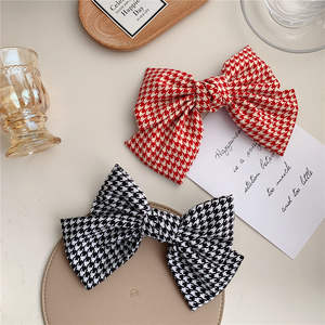 Moda morbido mille uccelli reticolo primavera archi fermagli per capelli forcina per capelli fiocchi per capelli Boutique Clip per capelli accessori per bambini - Product Image 2