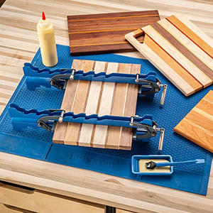 Mini ensemble de pinces de <span class=keywords><strong>panneau</strong></span> de luxe pinces d'armoire en acier à pression à quatre voies puissantes avec support de rangement <span class=keywords><strong>pour</strong></span> l'assemblage de bricolage - Product Image 2