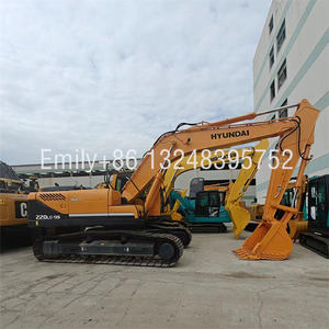 Excavadora Hyundai 220 de 22 toneladas para servicio pesado de Corea, excavadora de orugas a buen precio, excavadora de orugas a la venta, Hyundai 225lc usado - Product Image 3
