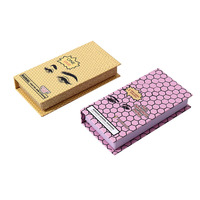 Boîte d'emballage de luxe pour kit de cils, personnalisable avec logo, vide, pour bandes de cils, pour emballage cosmétique