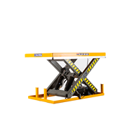 Table élévatrice à ciseaux hydraulique électrique fixe, plateforme de levage stationnaire pour la manutention de motos et de matériaux