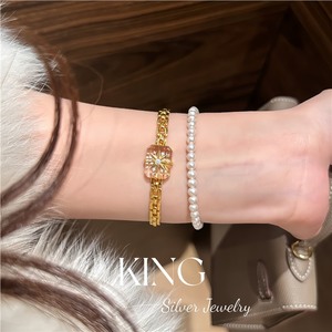 Conjunto de Joyería King Silver, Collar, Pulsera y Anillo con Cristales en Forma de Estrella, Diseño Geométrico para Uso Diario de Mujeres, Engaste con Bisel - Product Image 4