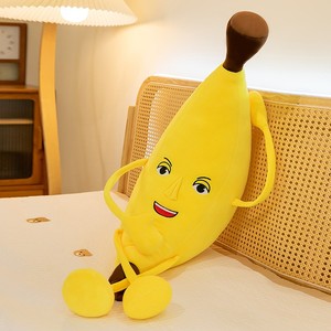 Oreillers en peluche personnalisables en usine Grandes bananes Oies blanches Éléphants en peluche douce en coton PP Vente en gros - Product Image 5