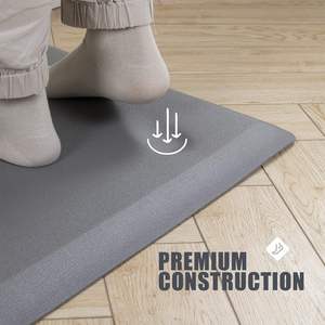 Alfombrillas Antifatiga de PVC para Cocina y Oficina, Alfombra Lavable e Impermeable para Escritorio, Alfombrillas Acolchadas para Estar de Pie - Product Image 4