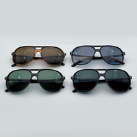 Lunettes de soleil de luxe unisexes de créateur, design célèbre, classique intemporel, rétro, UV400, monture intégrale carrée, polarisées, confortables, tendance