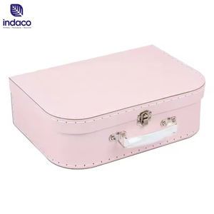 Wholesale <b>Clothes</b> Box Paperboard Baby Gift <b>Boxes</b> Custom Style Best Popular Kids Paper Suitcase Toy Cardboard Suitcase - Product Image 5