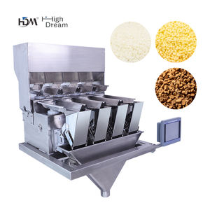 Automática 4 cabezas pesadora lineal lentejas cereales macarrones dulces máquina de envasado de alimentos - Product Image 2