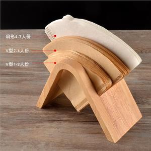Cà Phê Bằng Gỗ Lọc Giấy Chủ Cà Phê Giấy Lưu Trữ Giá Cà Phê Lọc Giấy Container Bằng Gỗ Đứng Tổ Chức - Product Image 3