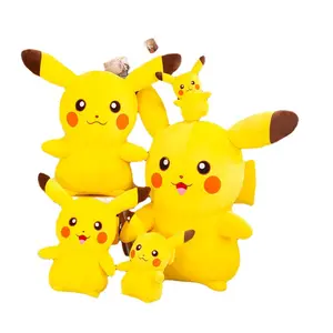 Cute Cartoon Large Throw Pillow Pokemoned Stuffed Anime Doll Pikachu Plush Toys Birthday Gift For Kids Wholesale