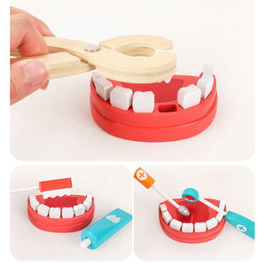 Jouets <span class=keywords><strong>de</strong></span> rôle en bois pour <span class=keywords><strong>docteur</strong></span>, nouveau design, vente en gros, jeux d'imitation, ensembles <span class=keywords><strong>de</strong></span> jeux éducatifs pour enfants - Product Image 3