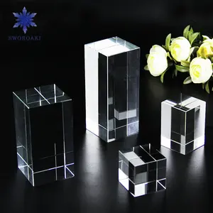 Großhandel cristal würfel-Großhandel Blank Kristall würfel 3D Laser Cristal, Zwölf Sternbilder Kristall Handwerk