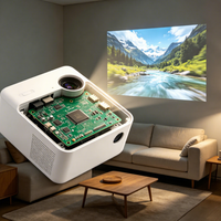 Module PCBA de projecteur 4K HD avec correction automatique de la distorsion trapézoïdale, carte PCB de projecteur home cinéma, assemblage SMT personnalisé