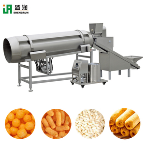 Hình dạng khác nhau đôi vít căng phồng Ngô Snack làm máy đùn đầy đủ tự động căng phồng Ngô Snack thực phẩm dây chuyền sản xuất - Product Image 5