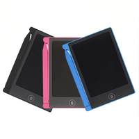 Tablette d'écriture et de dessin électronique LCD intelligente réutilisable pour enfants, 4,4 pouces, unisexe, effaçable, pour le graffiti