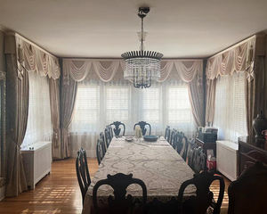 Swag Cenefa y cortina romana austriaca Cenefa Europea Cortina de ventana europea de lujo Tela de moda Textil - Product Image 2