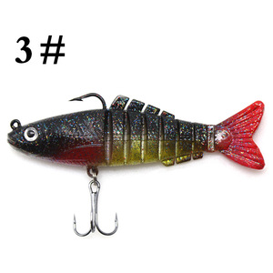 Weihai 9cm/17.5g leurre de poisson souple multi-sections nouvel engin de pêche espagnol pour maquereau et perche - Product Image 5