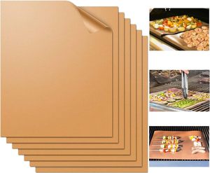 Outside <b>BBQ</b> <b>Disposable</b> Grill Mats PTFE Fiberglass Non-Stick Heat Resistant Customizable Sizes Tabletop Use - Product Image 6