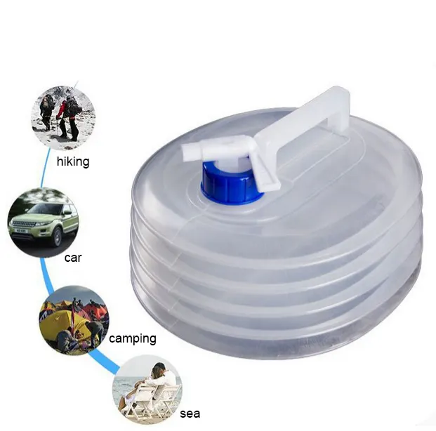 Opvouwbare Outdoor Auto Watertank Plastic Emmer Camping Folding Water Opslag Emmer