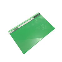 Carpeta de Presentación Transparente A4 con Cierre, Carpeta de Polipropileno para Documentos