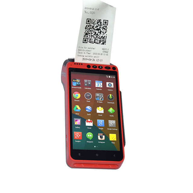 Handheld NFC Smart Card Reader QR Code Touch Android POS System with Printer HCC-Z100