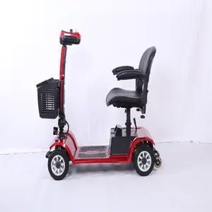 Drei vier Räder Erwachsene zusammen klappbare behinderte Elektromobil ität Roller 4 Rad Mobilität roller für alte Leute USA Markt