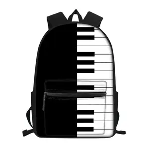 Schooltas Mode Meisjes Kids Rugzakken Leuke Mochila Music Note Piano Ontwerp Gedrukt Kinderen School Rugzak