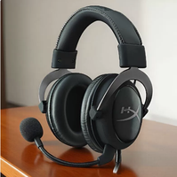 Headset Gaming HyperX Cloud Core Wire Dynamic Over-Ear Kulit untuk PC, Kompatibel dengan PS4, PS5, Switch, Peredam Kebisingan Aktif 10-15