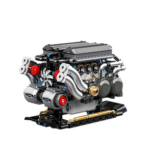 Takasaki Licensed Mechanical Engine Model <b>Plastic</b> Cement Building <b>Blocks</b> 200-400 Pieces DIY Assembly Toy for Teenagers - Product Image 5