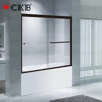 Popular Water Repellent Bathtub Glass Doors Walk in Shower