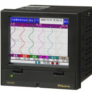 Enregistreur sans papier Ohkura VM7000A, écran tactile TFT LCD 5,7 pouces, enregistrement de données industrielles - Product Image 1