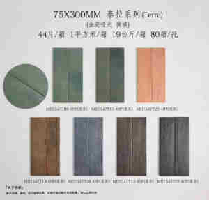 <span class=keywords><strong>Série</strong></span> Terra – Carreaux muraux en porcelaine pleine masse, finition mate, emballage mixte pour crédence de cuisine, salle de bain et décoration intérieure - Product Image 6