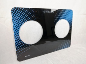 Factory Wholesale Heat Resistance <strong>Gas</strong> Stove Covertops Black Panel <strong>Gas</strong> Stove Top Spatter-proof Glass Panel Commercial <strong>Hob</strong> <strong>Cover</strong> - Product Image 5