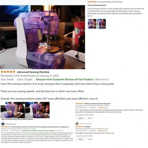 เครื่องเย็บผ้าไฟฟ้าแบบพกพาขนาดเล็ก รุ่นอัพเกรด โปร่งใส ผลิตจากพลาสติก ABS เป็นมิตรกับสิ่งแวดล้อม ป้องกันการติดขัด เหมาะสำหรับใช้ในครัวเรือน - Product Image 5