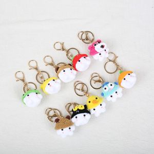 Llaveros de ganchillo, peluches tejidos, <span class=keywords><strong>amigurumi</strong></span>, muñecos de animales artísticos, llaveros, pequeños juguetes de peluche bonitos, regalo, <span class=keywords><strong>llavero</strong></span> de setas - Product Image 5