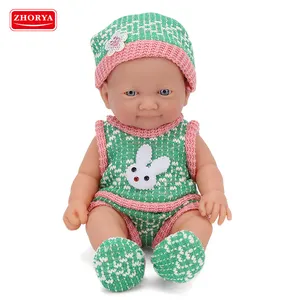 Hot selling realistic silicone full body reborn 10 inch baby doll toy for sale for girls boys sale