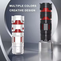 Lampe torche multifonctionnelle Foxhawk en alliage d'aluminium - Super lumineuse, étanche IP65, faisceau réglable, 10 ans de garantie