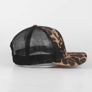 หมวกแก๊ปตาข่ายกีฬา6แผงปักลายแบนหมวก112ริชาร์ดหมวกคนขับรถบรรทุกออกแบบได้ตามต้องการ - Product Image 5