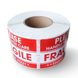 Étiquettes d'expédition autocollantes en papier d'art imprimées par transfert thermique avec impression de logo OEM, rouleau d'étiquettes imprimées - Product Image 3