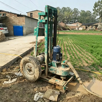 Foreuse de puits d'eau portable de haute qualité, petite, fabriquée en Chine, profondeur de forage 150m, machine de forage de puits d'eau électrique à vendre