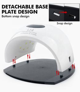 <span class=keywords><strong>Lampe</strong></span> à ongles <span class=keywords><strong>UV</strong></span> LED professionnelle 48W, prise EU, temps de durcissement automatique de 30s, GRS 100% plastique recyclé, sécheuse à ongles OEM/ODM - Product Image 6