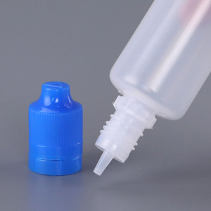 Mờ sắc tố bóp dầu 10ml Nhựa LDPE Chai nhỏ giọt với làm xáo trộn rõ ràng Nắp - Product Image 4