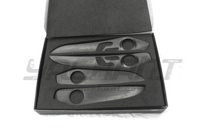 Thương Mại Đảm Bảo Khô Sợi Carbon Trang Trí Nội Thất Phù Hợp Cho 2015-2018 MB W205 <span class=keywords><strong>C63</strong></span> Nội Thất Phụ Kiện Kit 9Pcs - Product Image 2