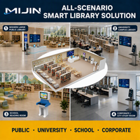 Solution RFID intelligente pour bibliothèque, Koha SIP2 API SDK pour système d'automatisation des bibliothèques publiques municipales, fabricant