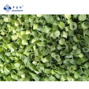 Sinocharm Top Chất Lượng 4-6Mm Iqf Cắt Màu Xanh Lá Cây Hành Tây Khối Haccp Nhà Máy Giá 10Kg Đông Lạnh Hành Tây Hành Tây Cho Xào - Product Image 2